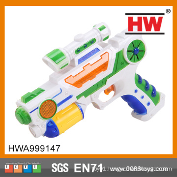 Hot Sale Children Plastic Electric Music & Light Gun Toy